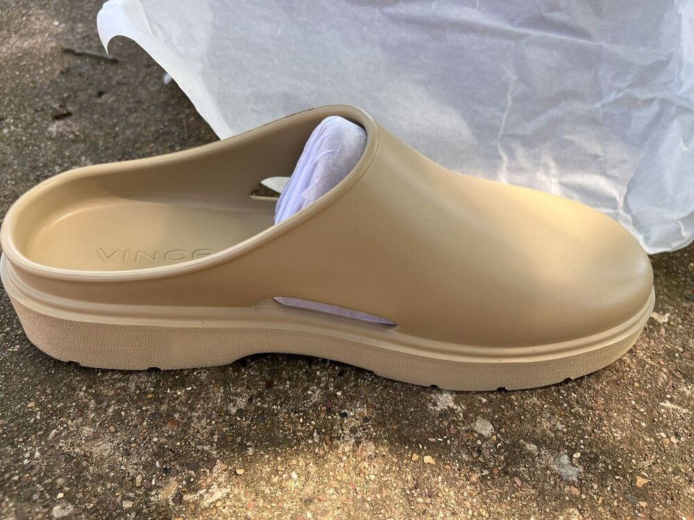 VINCE Unisex GEO Comfort Shoes size 9 Womens (7 Mens) Farro Slip On Mules Clogs - Picture 8 of 10